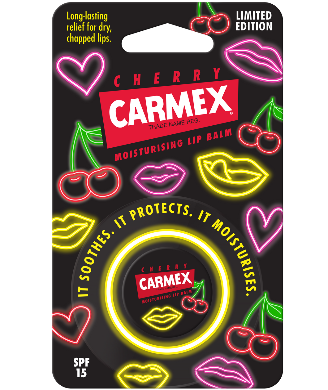 Limited Edition CARMEX Cherry Neon Jar